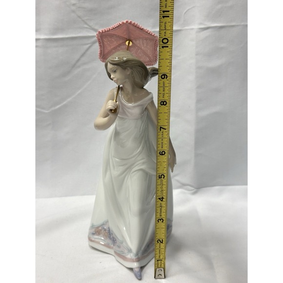 LLADRO AFTERNOON PROMENADE PORCELAIN FIGURINE # 7636 IN ORIGINAL BOX 1995 - Picture 7 of 8